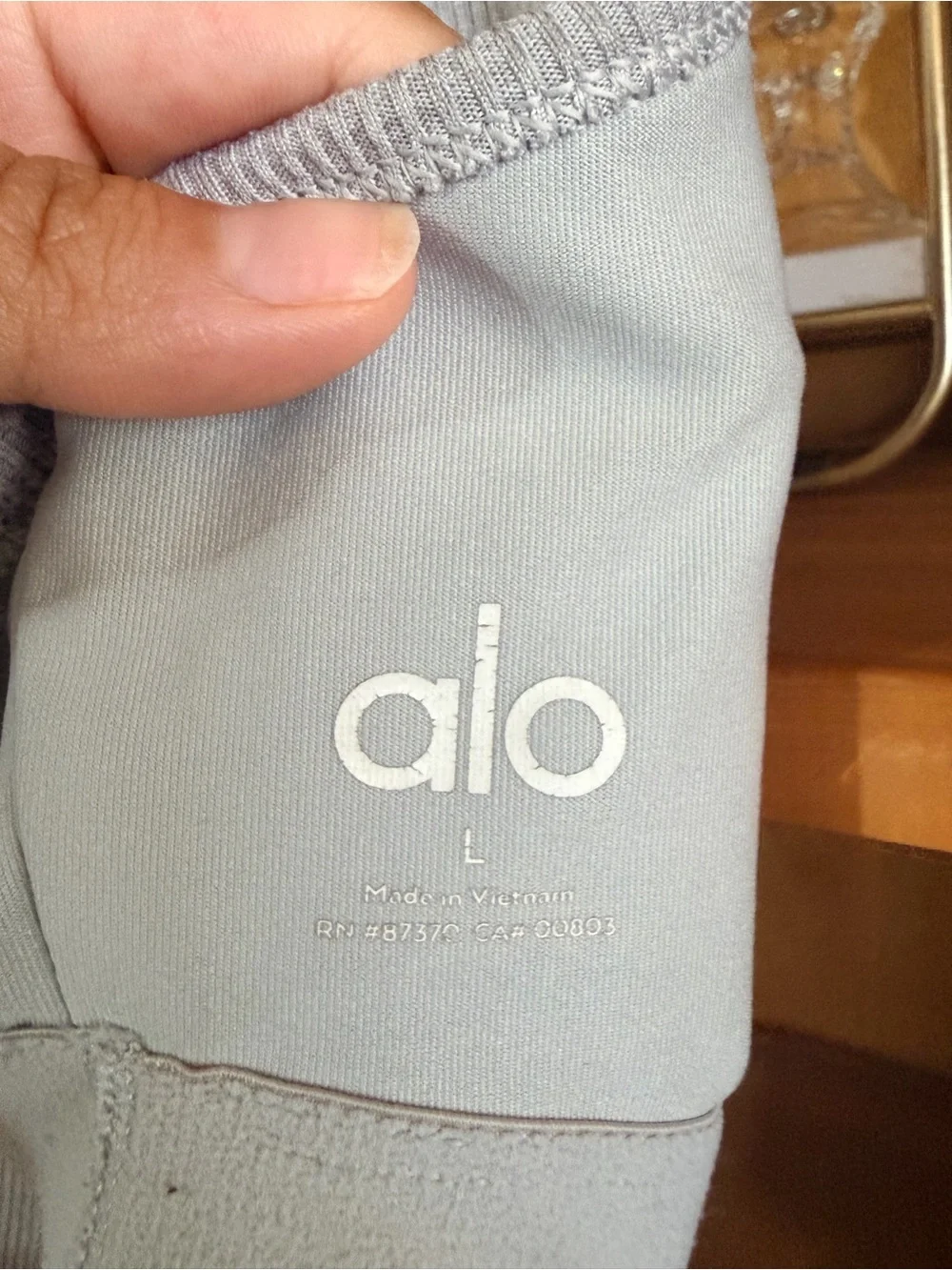 Alo Yoga Ribbed Tank Top Size L Workout Gym Outdoor